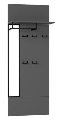 Вешалка R-Home Вешалка настенная City графит арт. 401056104h