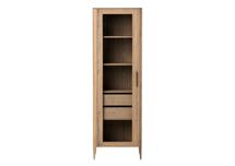 Витрина Ellipsefurniture Витрина Type oak стеклянная высота 200 см L (натуральный дуб) арт. TY010201030101