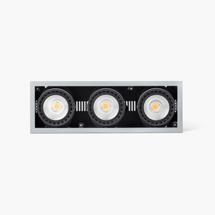 Встраиваемый светильник Faro Встраиваемый светильник Mini Colin-3 серый LED 54-75W FASHION 3100K 56° арт. 134138