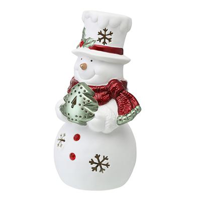 Декор Tkano Декор новогодний с подсветкой classy snowman из коллекции new year essential, 19,5 см арт. TK24-NY_STA0004