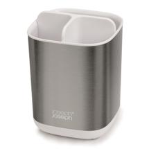 Емкости для хранения Joseph Joseph Органайзер для зубных щеток easystore steel, 9х9х12,5 см, белый арт. 70530