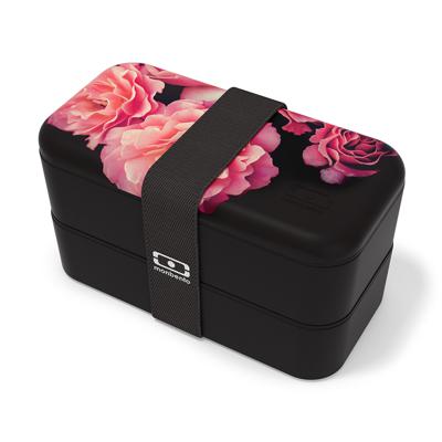 Емкости для хранения Monbento Ланч-бокс mb original flower, mood black арт. 1200 42 125