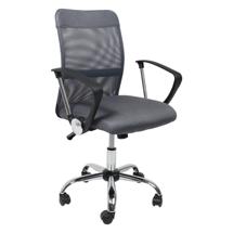 Кресло компьютерное AksHome Кресло поворотное ARIA, LIGHT, ECO/сетка, серый+сетка-серая арт. ZN-273778