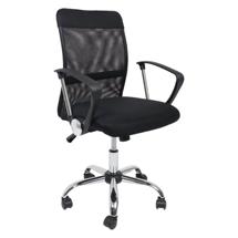 Кресло компьютерное AksHome Кресло поворотное ARIA, LIGHT, ECO/сетка, черный+сетка-чёрный арт. ZN-273781