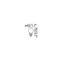 Лампочка Faro G45 E27 MATE LED 4,5W 2700K DIMABLE арт. 183141