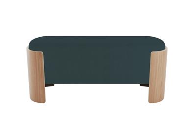 Мебель Ellipsefurniture Банкетка Lagom 100 см (синий, натуральный дуб) арт. LG010316500201