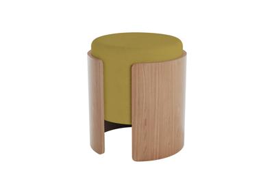 Мебель Ellipsefurniture Пуф Lagom (янтарный, натуральный дуб) арт. LG010323590201