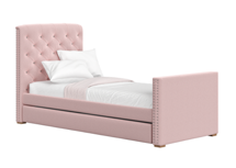 Мебель Ellipsefurniture Кровать подростковая Elit soft (розовый) арт. ET010110020201