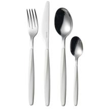 Набор посуды Guzzini Набор из 24 столовых приборов cutlery my fusion, белые арт. 11070011