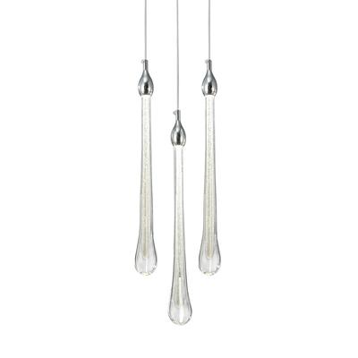 Подвесной светильник Delight Collection Подвесной светильник Teardrop 3 chrome арт. OM801670-3-CH