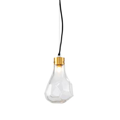 Подвесной светильник Delight Collection Подвесной светильник KR1197P-1 clear арт. KR1197P-1 brass/clear