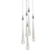 Подвесной светильник Delight Collection Подвесной светильник Teardrop 5 chrome арт. OM801670-5-CH