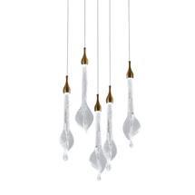 Подвесной светильник Delight Collection Подвесной светильник OD2433-5 gold/clear арт. OD2433-5 gold/clear