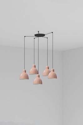 Подвесной светильник Faro Розовая подвесная лампа Venice 1x E27 5L арт. 163895