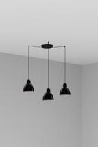 Подвесной светильник Faro Подвесной светильник Venice черный  ш200 1x E27 3L арт. 163899