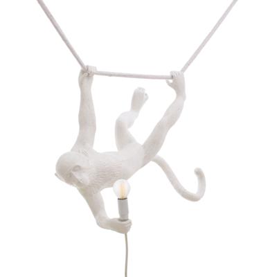 Подвесной светильник Seletti Подвесной светильник The Monkey Lamp Swing White арт. 14875