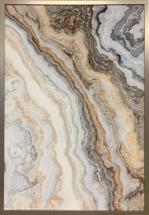 Постер Garda Decor 89VOR-MARBLE4 Постер "Серый мрамор-2" 70*100см, багет арт. 89VOR-MARBLE4