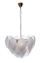 Потолочный светильник Garda Decor 62GDW-8903-600M Люстра Swan матовые лепестки d60см h55см арт. 62GDW-8903-600M