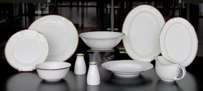 Столовый сервиз MAK interior Посуда из костяного фарфора Jardine 26 pcs dinner set арт. JDBC425