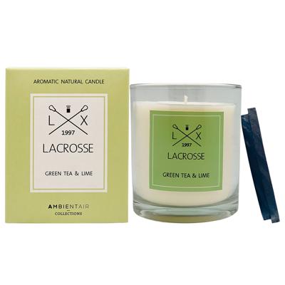 Свеча AMBIENTAIR Свеча ароматическая lacrosse, green tea&lime, 60 ч арт. VV060TVLC