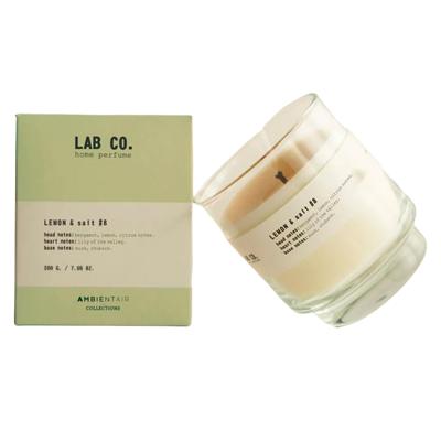 Свеча AMBIENTAIR Свеча ароматическая lab co, lemon&salt, 40 ч арт. VV040LSLB