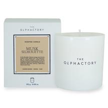 Свеча AMBIENTAIR Свеча ароматическая the olphactory, white insignia, musk silhouette, 60 ч арт. VV060MHWTO